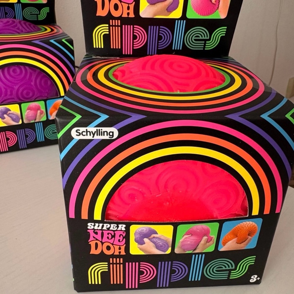Super Nee Doh Ripples Squishy Toy - Pink